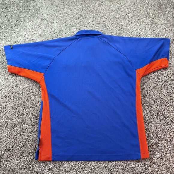VINTAGE Florida Gators Shirt Mens M Blue Orange Polo Short Sleeve Nike Team FLAW - Picture 8 of 13